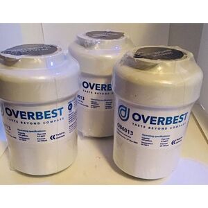 COPY - OVERBEST Water Filter OB-6013  NEW 3 Refrigerator Filters Replacements